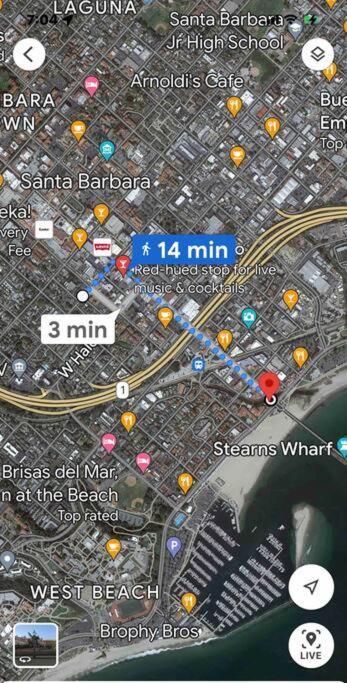 Upscale Downtown Home Walk To Beach Shops Bars 2 Santa Barbara Exterior foto